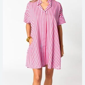 Pink Striped Dress